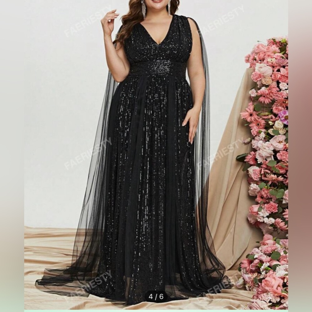 Black Sequin Dress